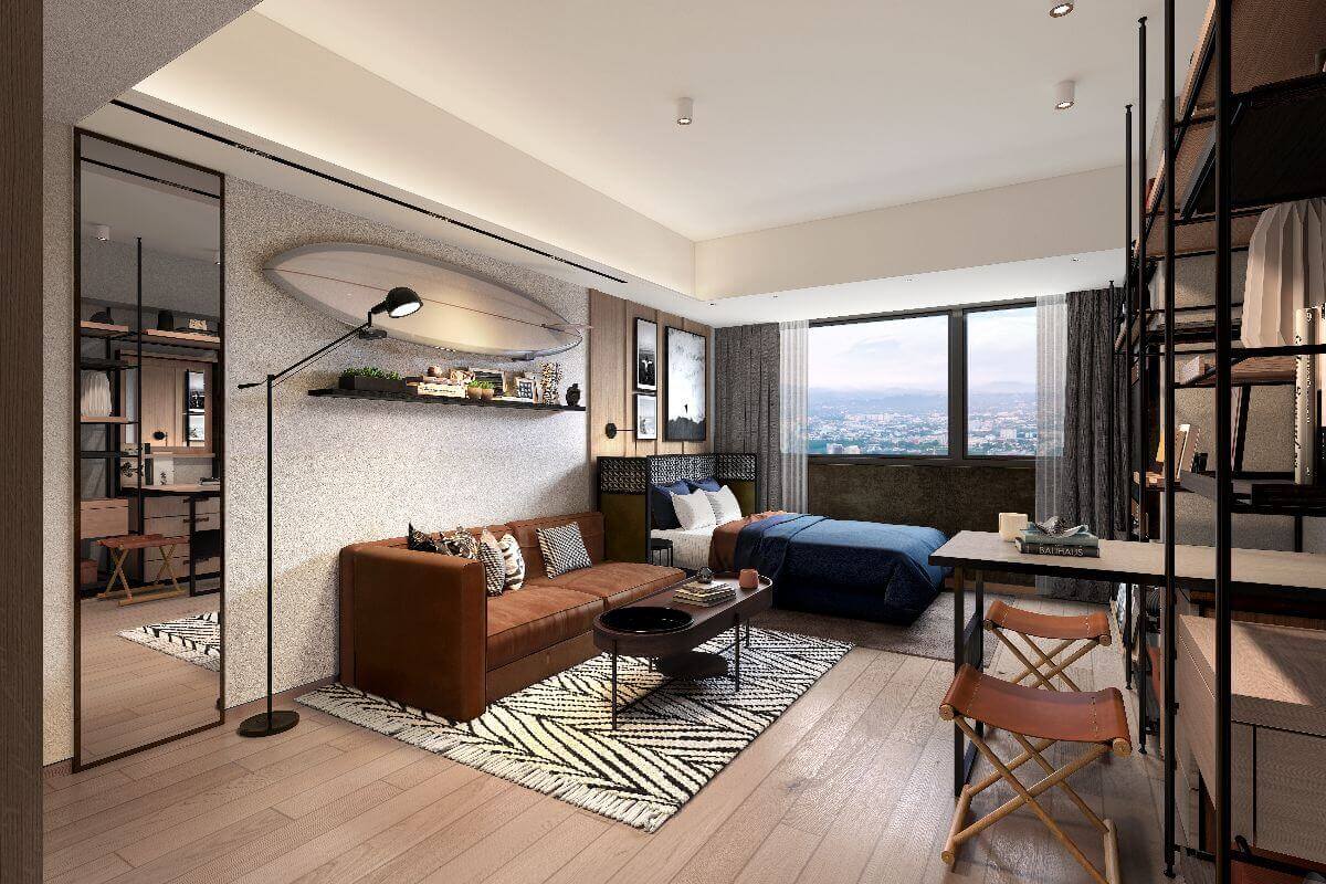 well appointed room with modern amenities